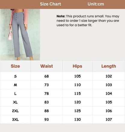 High-Waisted Elastic Pants